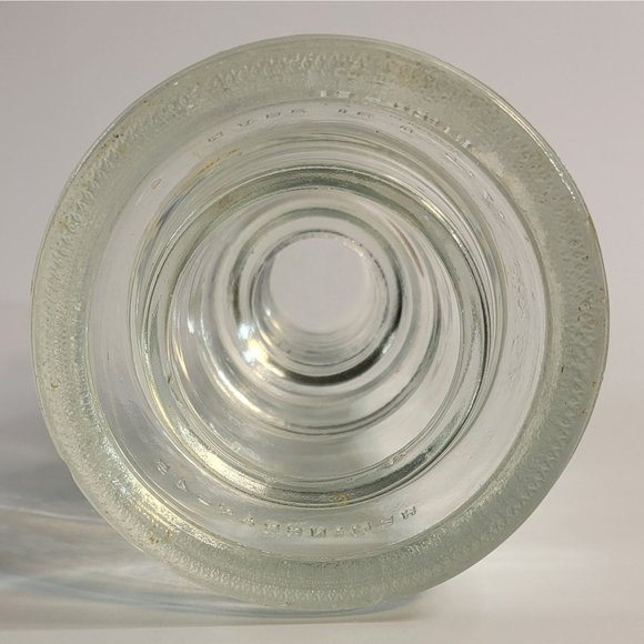 Hemingway No 45 Clear Glass Insulator Made In USA 43-50 - Picture 6 of 8